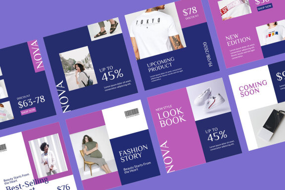 Nova Fashion - Instagram Post Template