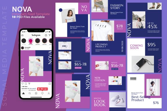 Nova Fashion - Instagram Post Template
