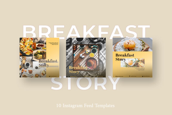 Breakfast - Instagram Post Template