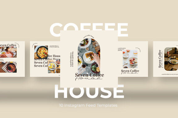 Coffee House - Instagram Post Template