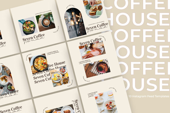 Coffee House - Instagram Post Template