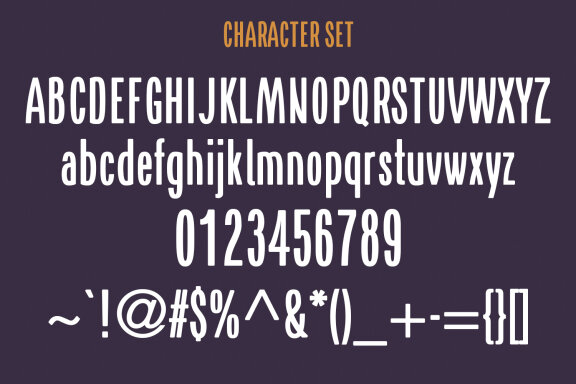 Nun Waw Condensed Sans Font