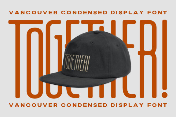 Vancouver - Condensed Display Font