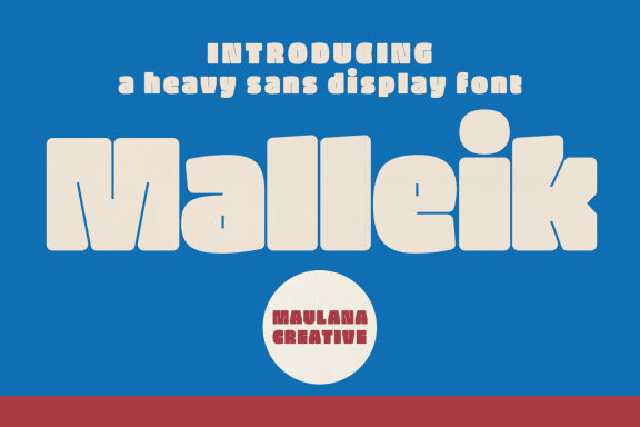 Malleik Heavy Sans Display Font