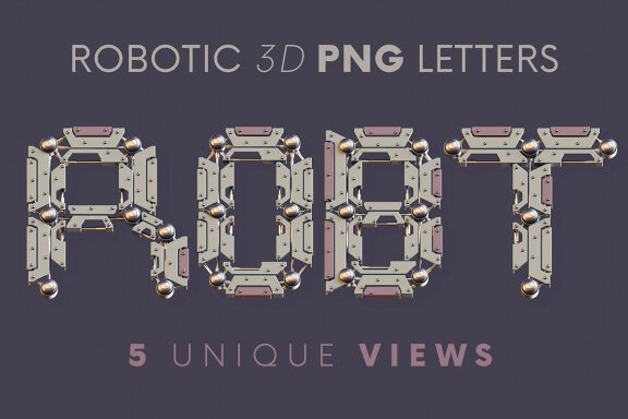Robotic - 3D Lettering