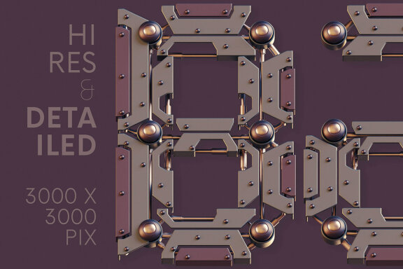 Robotic - 3D Lettering