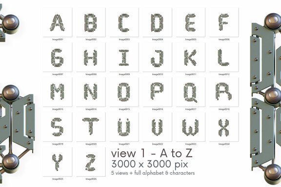 Robotic - 3D Lettering