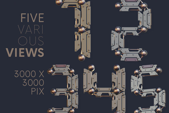 Robotic - 3D Lettering