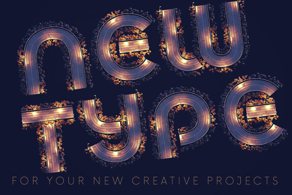 Night Road - 3D Lettering