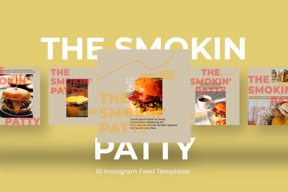 Burger - Instagram Post Template