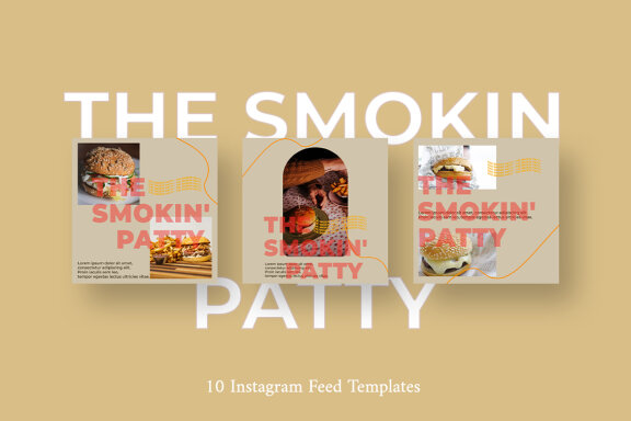 Burger - Instagram Post Template