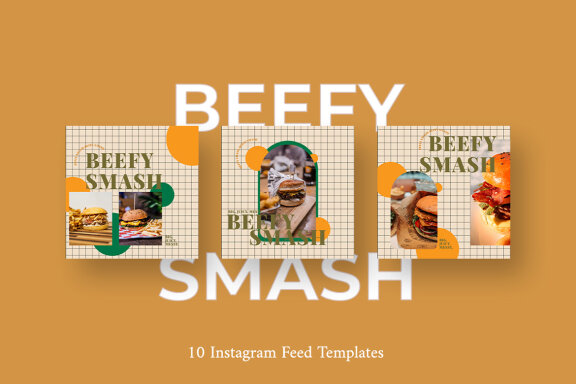 Burger Beef - Instagram Post Template