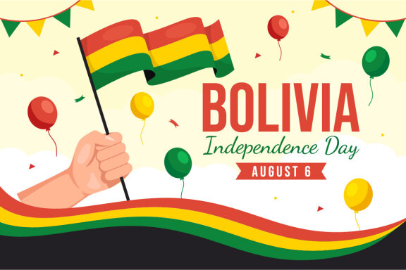 19 Bolivia Independence Day Illustration