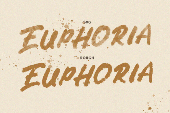 Euphoria Shades - SVG Typeface