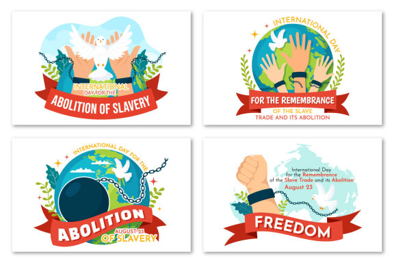 12 Day of the Slave Trade and its Abolition Illustration