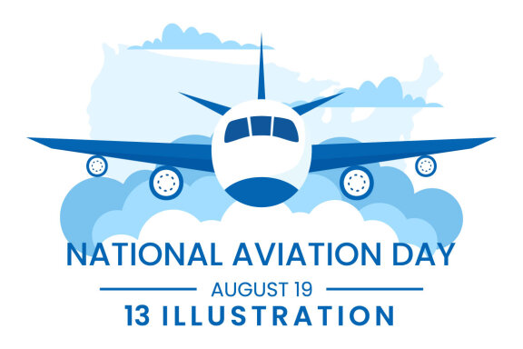 13 National Aviation Day Illustration