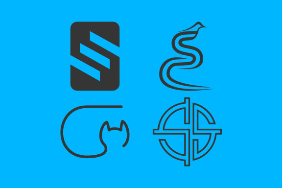 S stair bird SS - Free Logo Shapes