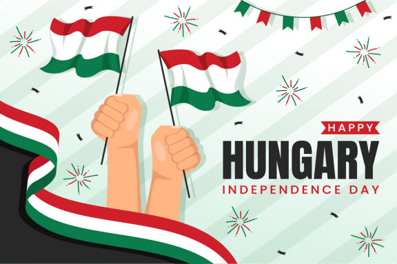15 Hungary Independence Day Illustration