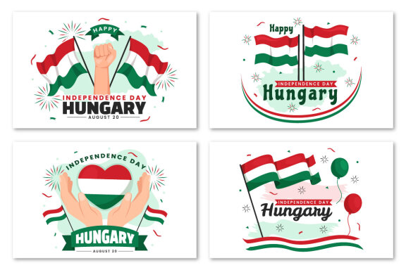 15 Hungary Independence Day Illustration