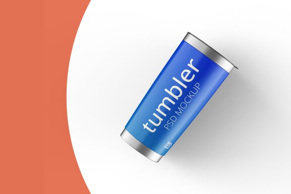 Stainless Thermos Tumbler Coffee Mug Mockups