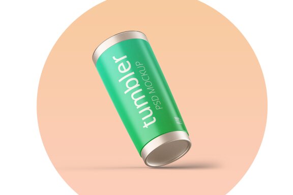 Stainless Thermos Tumbler Coffee Mug Mockups