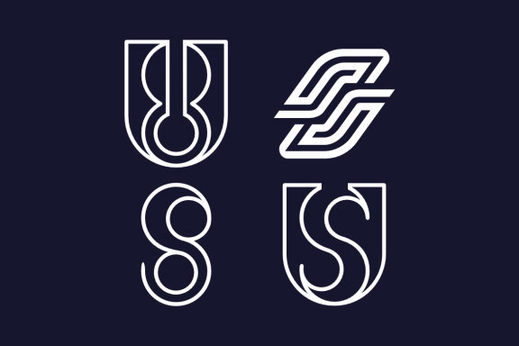 8U S US - Free Logo Shapes