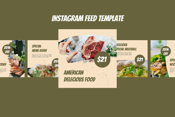 Delicious - Instagram Post Template