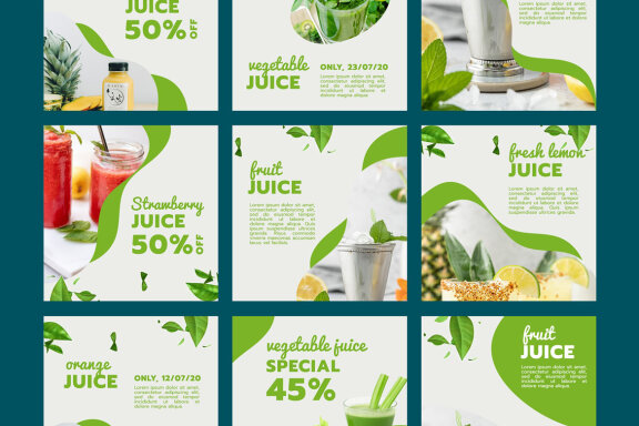 Healthy Food - Instagram Post Template