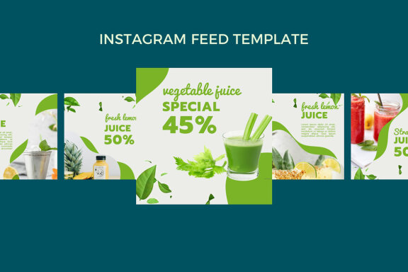 Healthy Food - Instagram Post Template