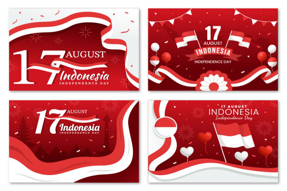 24 Indonesia Independence Day Illustration