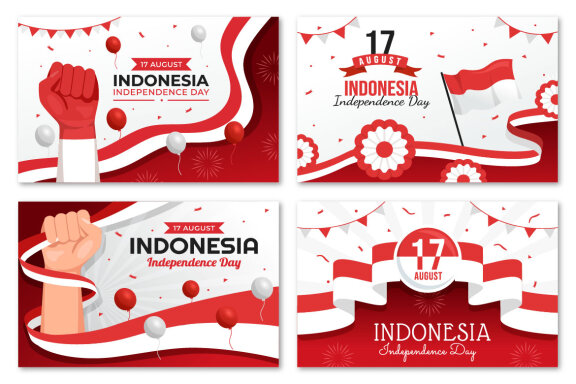 24 Indonesia Independence Day Illustration