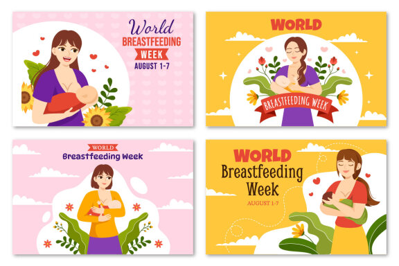 12 World Breastfeeding Week Illustration