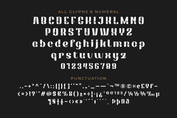 EBRATHO | Display Hero Font