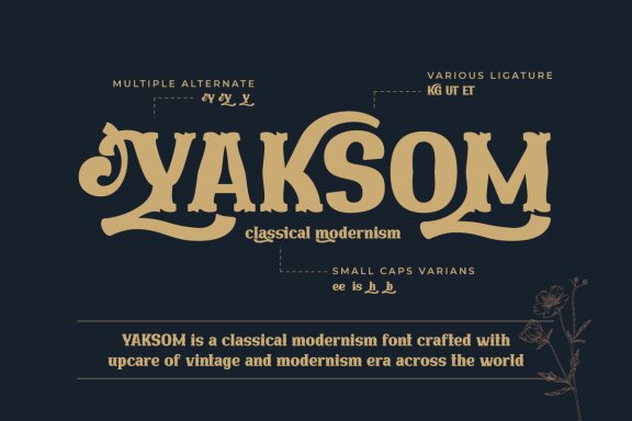 YAKSOM | Serif Classic Modernism