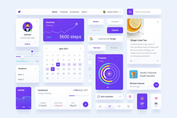 UI Kit Health Dashboard