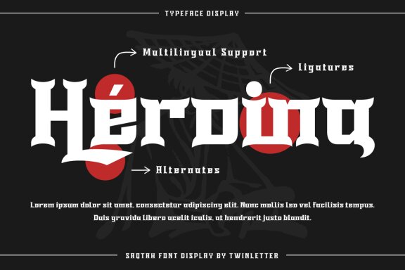 SAQTAH | Display Hero Font