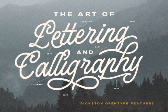 Rickstone - Monoline Script