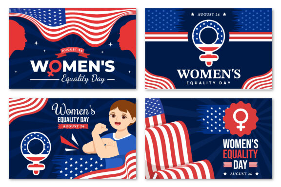 15 Womens Equality Day in United States Illustration