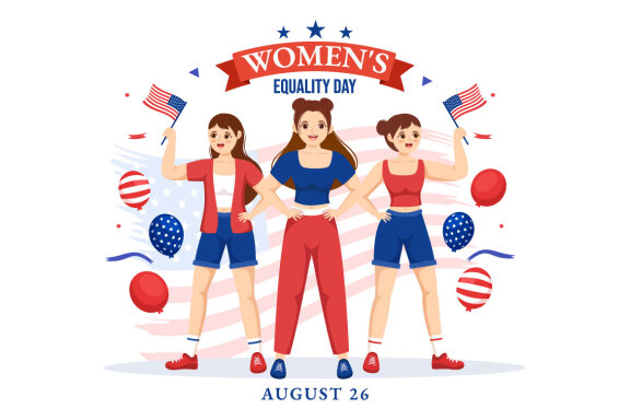 15 Womens Equality Day in United States Illustration
