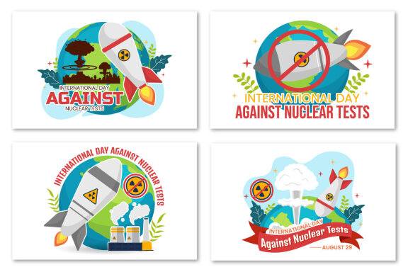14 International Day Against Nuclear Tests Illustration