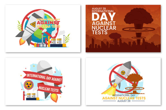 14 International Day Against Nuclear Tests Illustration