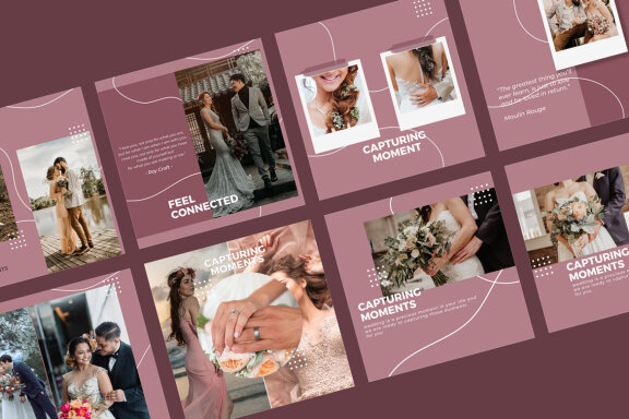 Wedding Photography - Instagram Post Template