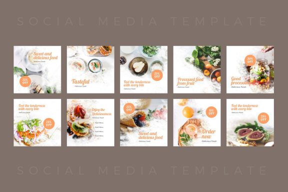 Tasteful Food - Instagram Post Template