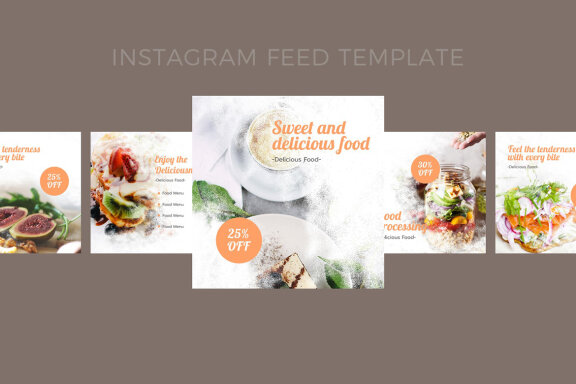 Tasteful Food - Instagram Post Template