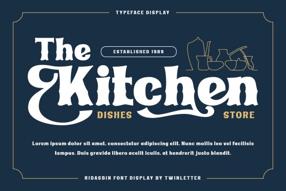 Ridasbin | Serif Classic Modernism