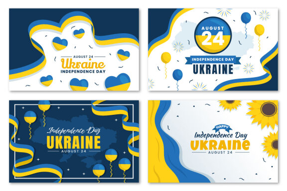 16 Ukraine Independence Day Illustration