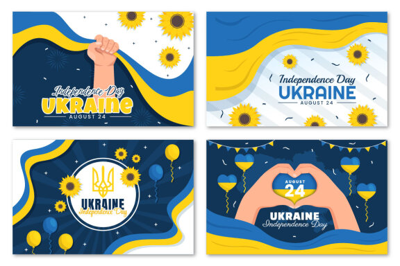16 Ukraine Independence Day Illustration