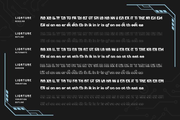 THE BOKRUN | Futuristic Font