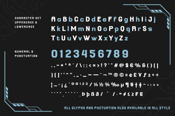 THE BOKRUN | Futuristic Font
