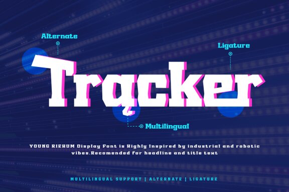 Young Riehum | Display Hero Font